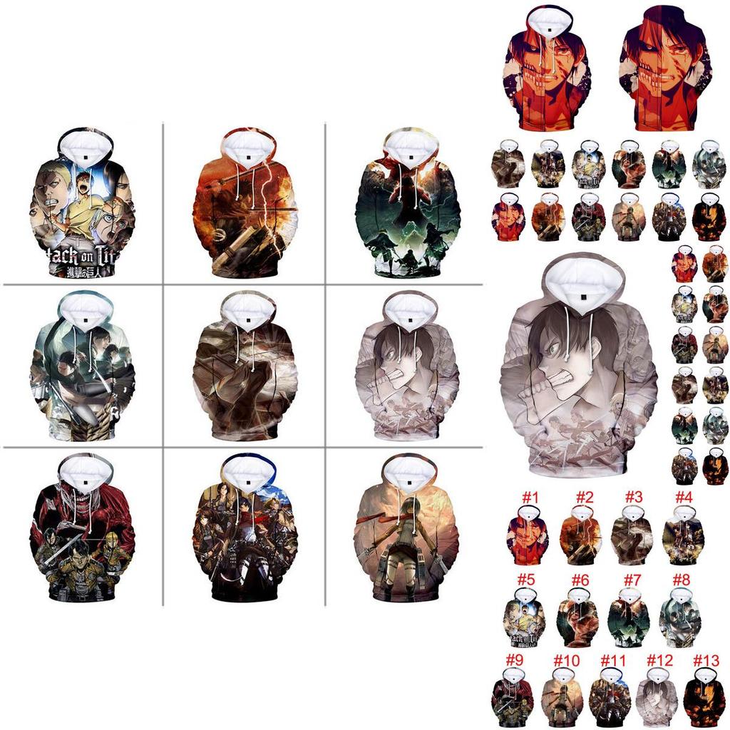 Яркая аниме толстовка-куртка «Атака титанов» для косплея и повседневной носки