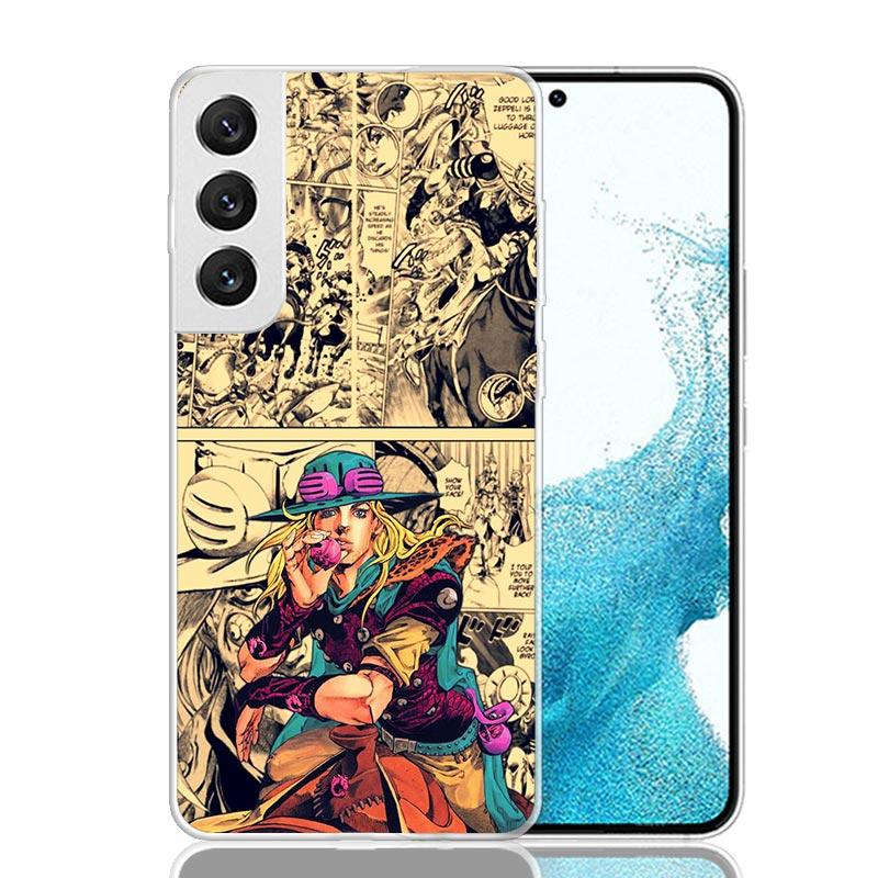JoJo Bizarre Adventure Anime Case Phone Cover for Samsung Galaxy S24 S25 Ultra S23 Plus S22 + S21 S20 FE S10 S25Plus Trend Funda