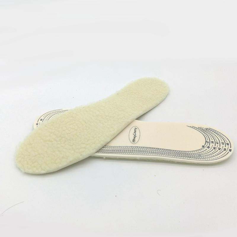 Детская, мужская и женская стелька, зимняя теплая мягкая шерстяная стелька для зимней обуви, размер 36-46, стелька из мягкого меха