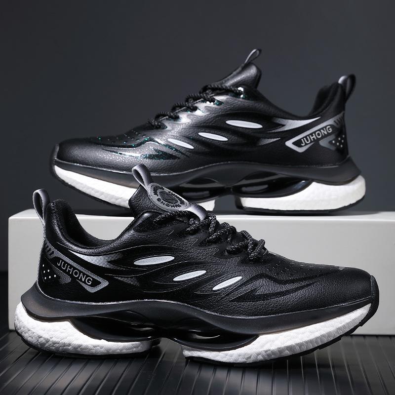 Fashion Hot Sale Mens Sports Shoes Low Cut Lightweight Bouncy Sole Breathable Mesh Running Sneakers