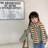 Winter Kids Cartoon Bear Scarf Soft Cotton Warm Knitted Baby Neck Warmer For Boys And Girls