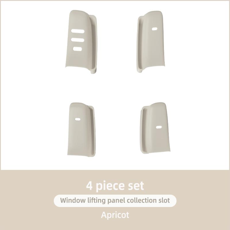 4Pcs For AITO M8 5/6Seat 2025 2026 Custom Car Door Button Panel Silicone Protective Cover Waterproof Interior Accessories