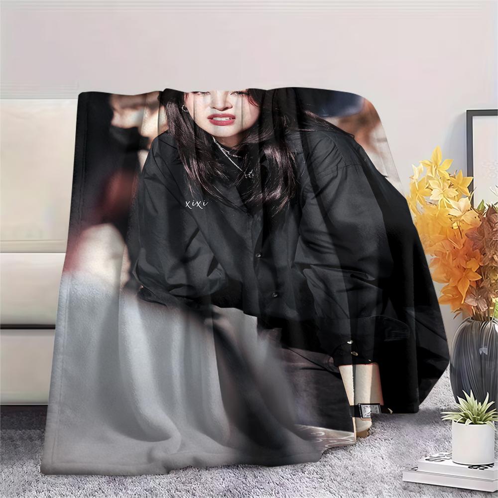 Faye Peraya pattern Flannel Blanket, High quality Comfortable for All Seasons, Home Decor, Warmth and Comfort, Perfect for Gifts.
