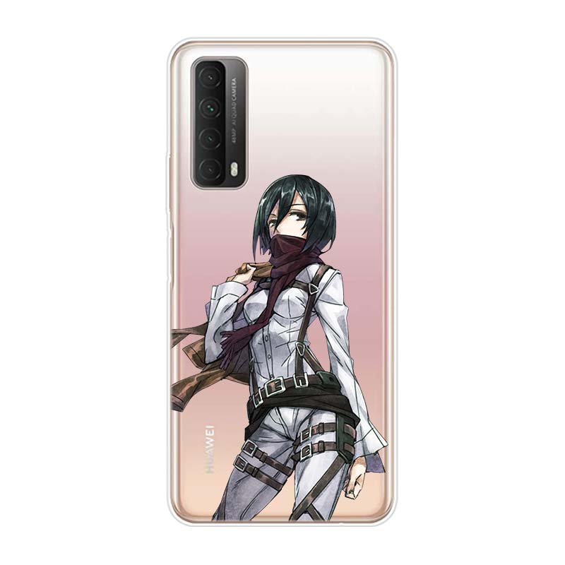 Мягкий чехол для телефона «Атака Титанов» для Huawei Y9S Y6S Y8S Y9A Y7A Y8P Y7P Y5P Y6P Y7 Y6 Y5 Pro Prime 2020 2019