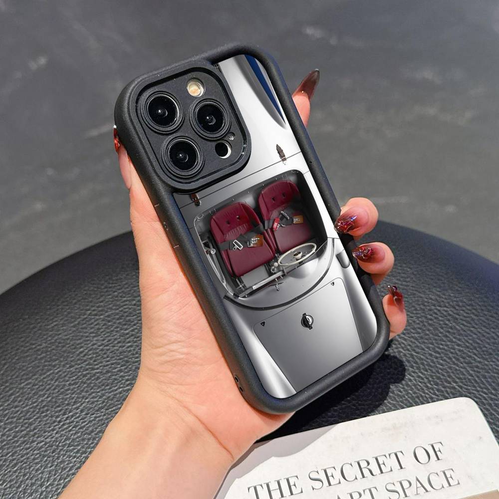 Очаровательный Стильный Дизайн Автомобиля IMD Мягкий ТПУ Чехол Для iphone 17 Air 16 15 14 13 12 11 Pro Max Plus Чехол