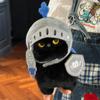 Cartoon Cat Plush Toy Silly Black Cat Stuffed Toy Knight Cat Plush Doll  Christmas Gift