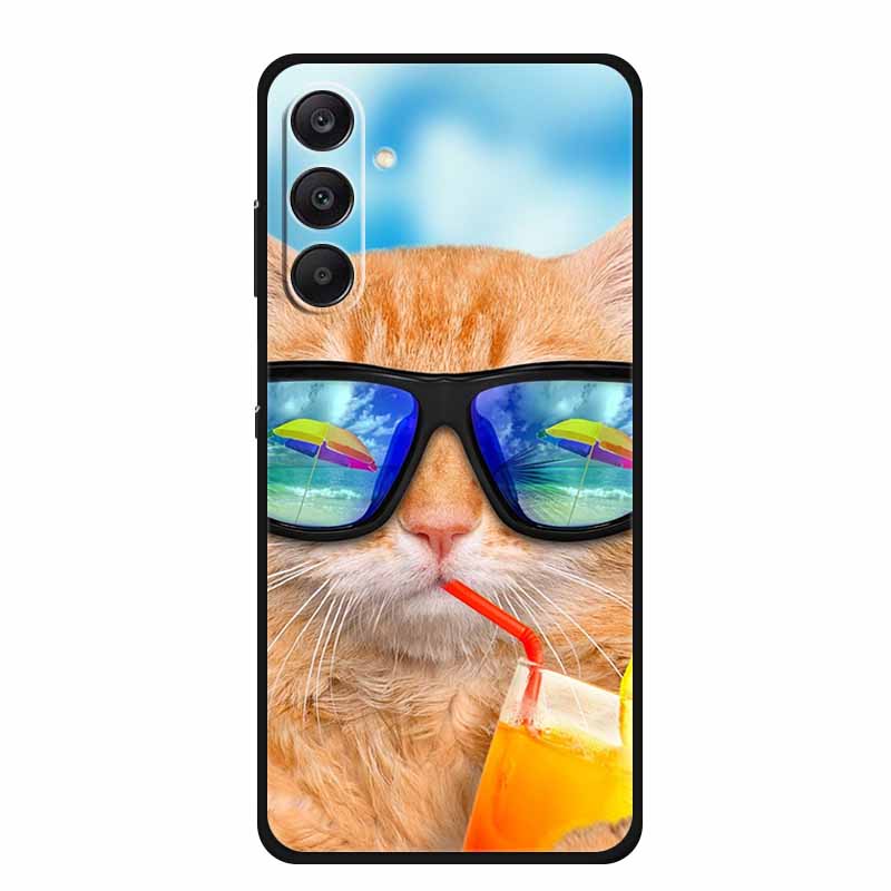 Чехол для Samsung Galaxy A36 5G Мягкий силиконовый чехол Черный бампер ТПУ Чехлы для телефона Для Samsung A36 Чехол A 36 5G Funda Задняя крышка