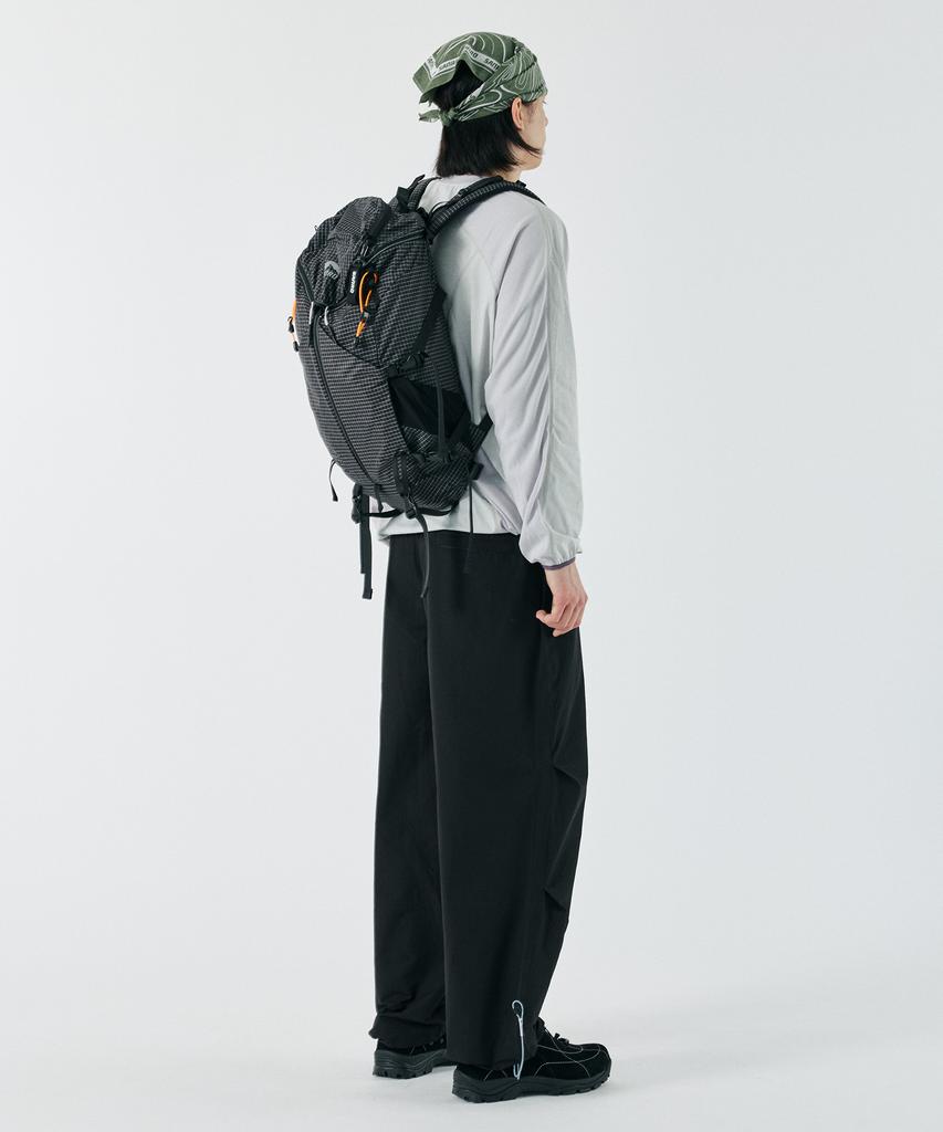 SANRO [Unisex] Side String Pants - Black
