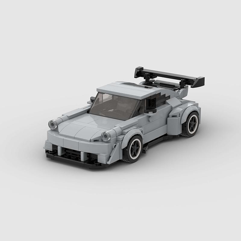 MOC Гоночный Автомобиль Городской Спортивный Модель Строительные Блоки DIY Кирпичики Детская Игрушка Мальчики Классический Супер Гонщики Транспорт Техника