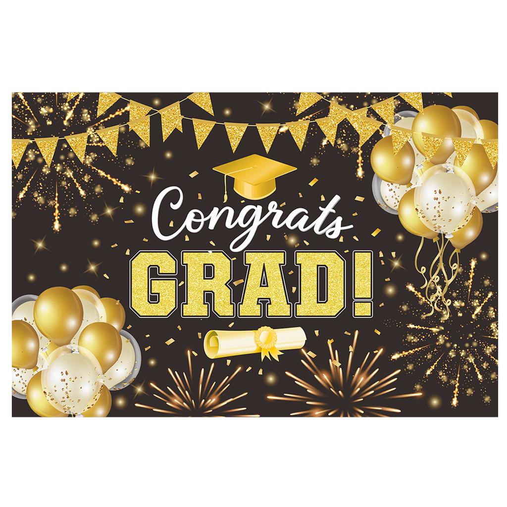 Школьный выпускной церемония вечеринка украшение фон ткань баннер сезон выпуска плакат подвесная ткань