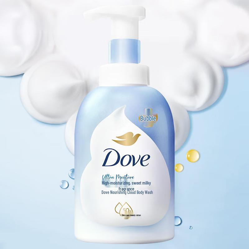 Dove Whipped Body Wash Milk Mousse