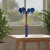 Handheld Anemometer Analog Wind Meter with Handle Educational for Students, Kids