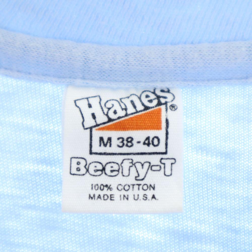 HANES 70s Vintage Orange Tag Made In USA Short Sleeve T-shirt M Men's Used