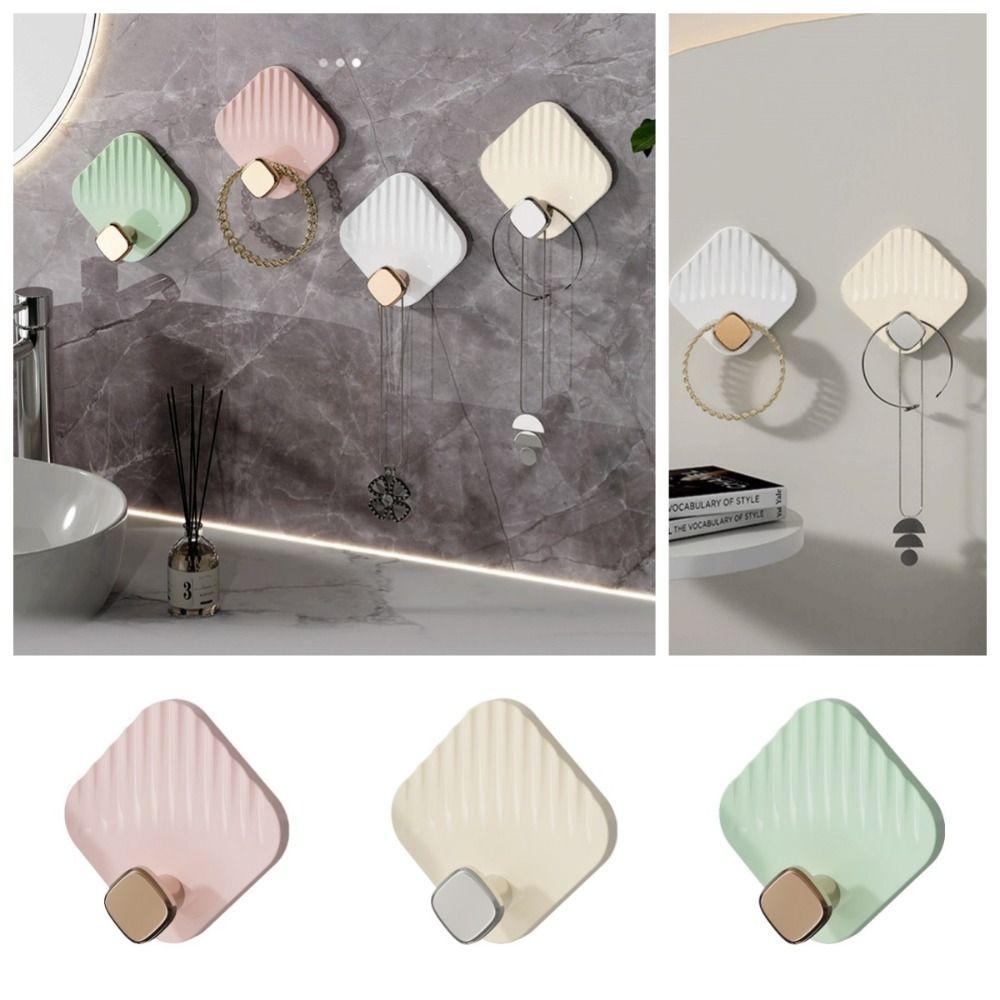 4 шт., самоклеящиеся крючки для настенного крепления, водонепроницаемые крючки для ключей, настенная прозрачная вешалка для полотенец, вешалка для пальто, задняя дверь