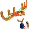 Inflatable Pvc Christmas Reindeer Antler Hat Ring Toss Fun Game Favours Christmas Xmas Party Decor