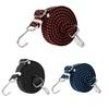 Adjustable Flat Cords Double Hooks Anti-Rust Metal Buckle Luggage Elastic Rope