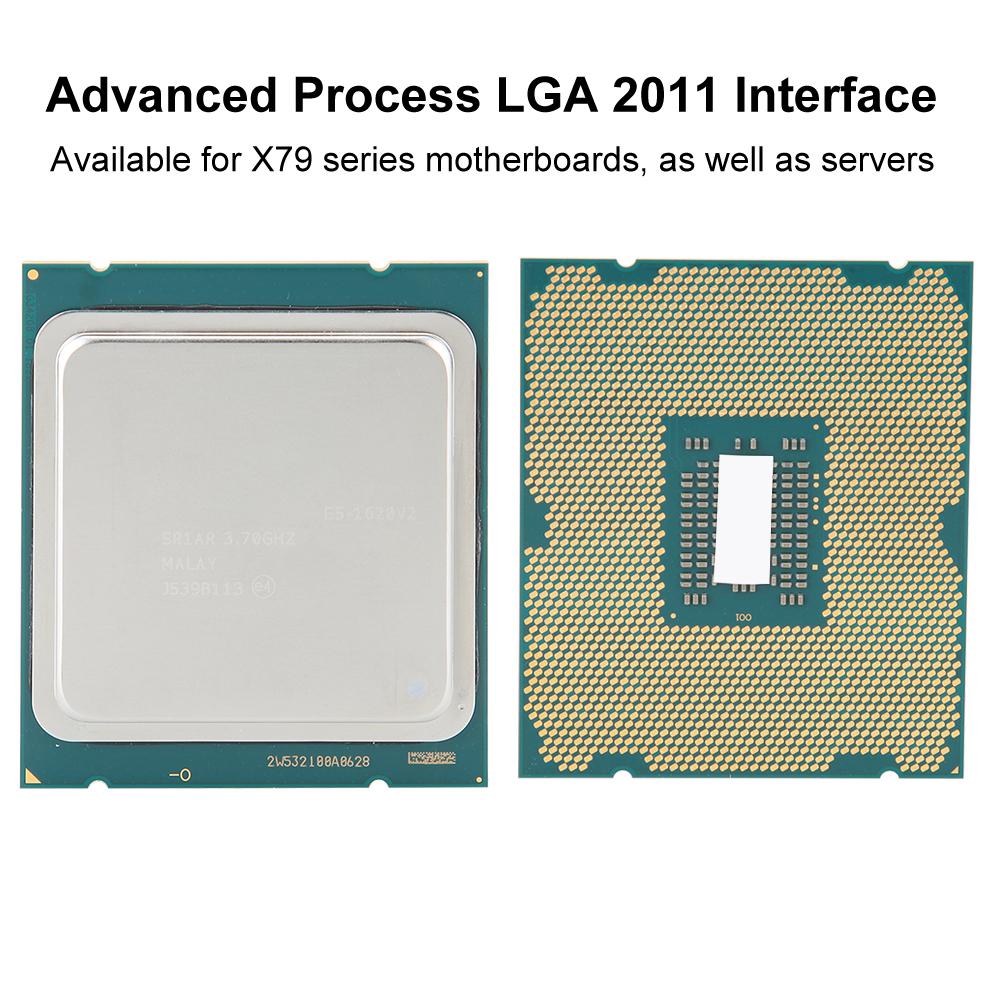 Процессор CPU 4 ядра 8 потоков 3,7 ГГц LGA 2011 Официальная версия Подходит для intel Xeon E5 1620 V2