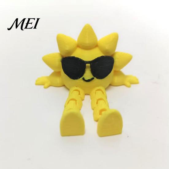 Fun Gadgets for Boredom Weather Gnome Figurine, 3D Printed Poseable Series Desk Toy, Sensory Toys Focus Creative Collectible Decor Office, Stress