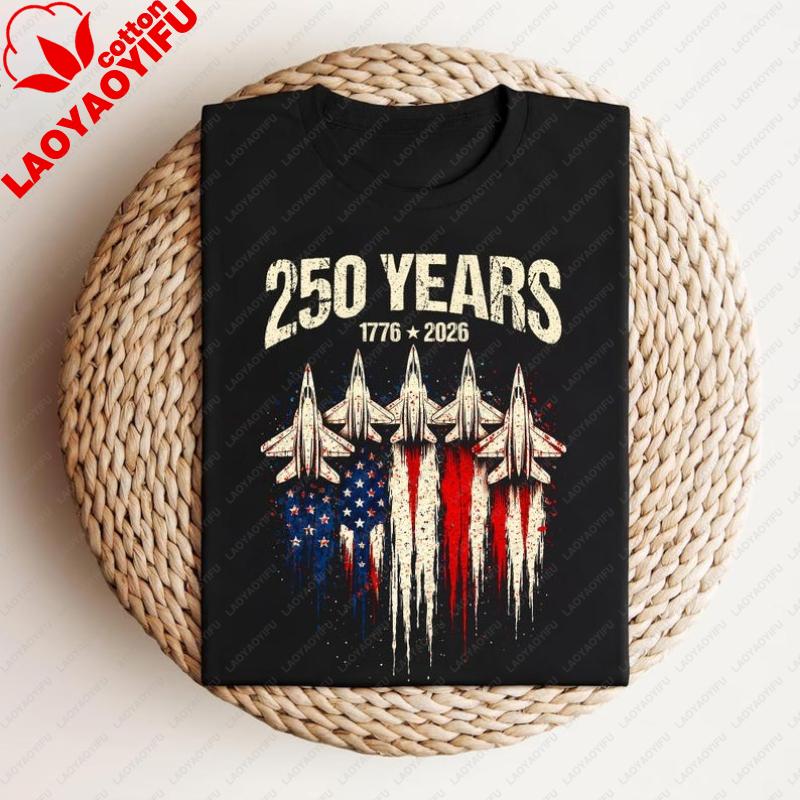 Independence Day Anniversary TShirt Patriotic Jet Fighter Independence Day Harajuku Women Clothing Y2k Top Graphic T Shirts