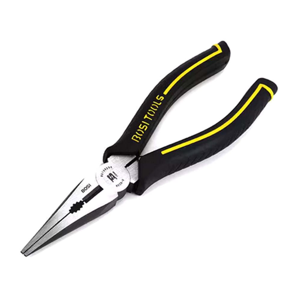 Electrician Wire Cutting Pliers, Industrial Grade Chrome Vanadium Steel Needle-Nosed Diagonal Pliers