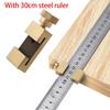 30 см стальная линейка позиционный блок латунный угловой чертилка разметочный калибр локатор