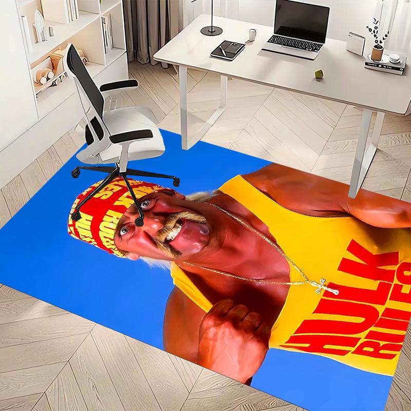 Hulk Hogan1 Printed Absorbent Washable Carpet, Non-Slip Bathroom Mats, Kitchen Rugs, Yoga Mat,Living Room Entrance, Camping Picnic Rugs