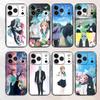 Аниме A-Asaka H-Hidaka Силиконовый Чехол для Телефона Для IPhone 17 16 15 14 13 12 11 X XS Plus Pro Max Ударопрочный Мягкий Чехол
