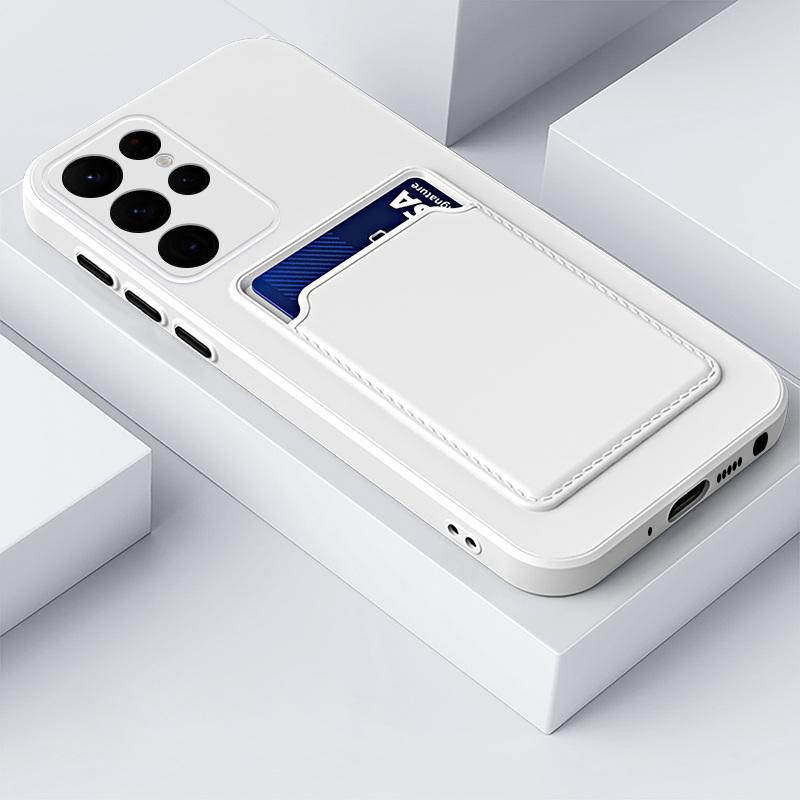 Чехол-карман для телефона конфетного цвета для Samsung S25 S24 FE S23 Ultra S22 Plus S21 A56 A36 A16 A55 A15 A35 A54 A34 A17 A37 A57 S26 Мягкий бампер