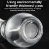 Oil Sprayer 200ml Glass Bottle Anti-slip Food-grade Cooking Press Spray Sealed Nozzle Kitchen Mister for Frying BBQ Salad Making