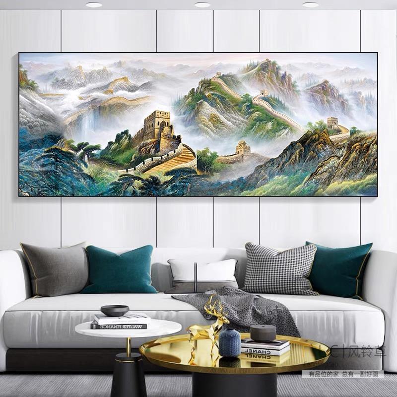Great Wall Diamond Cross Stitch Mosaic Art New Landscape 5d Diamond Painting Full Diamond New Living Room Welcome Pine Large