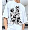 2026 новый Аниме One Piece Мужские и женские ретро летние свободные повседневные шорты с коротким рукавом в стиле Харадзюку