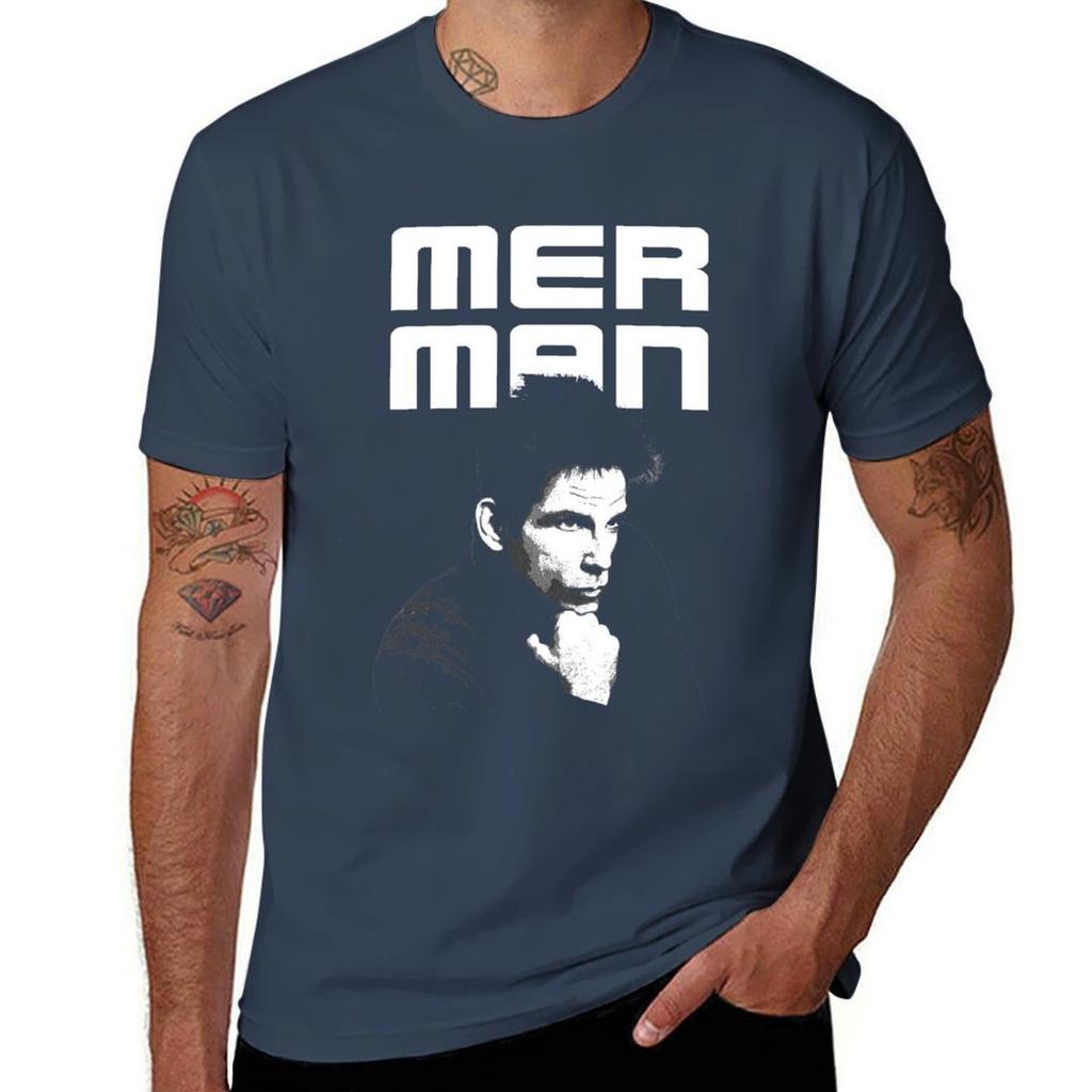 Мужская футболка Mer T-Shirt Устойчивая к пятнам Повседневная футболка