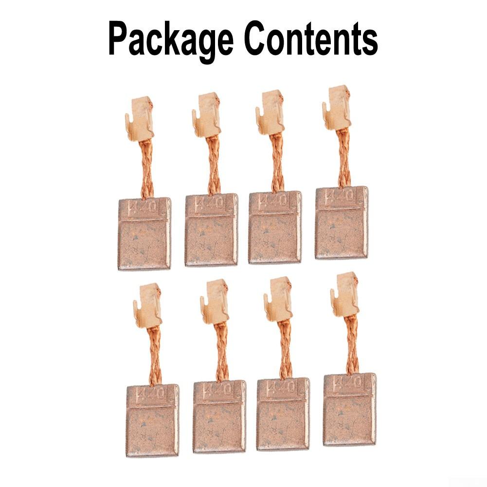 BDF452 BHP454 Угольная щетка для CB-440 BHP458 18V 8 шт.