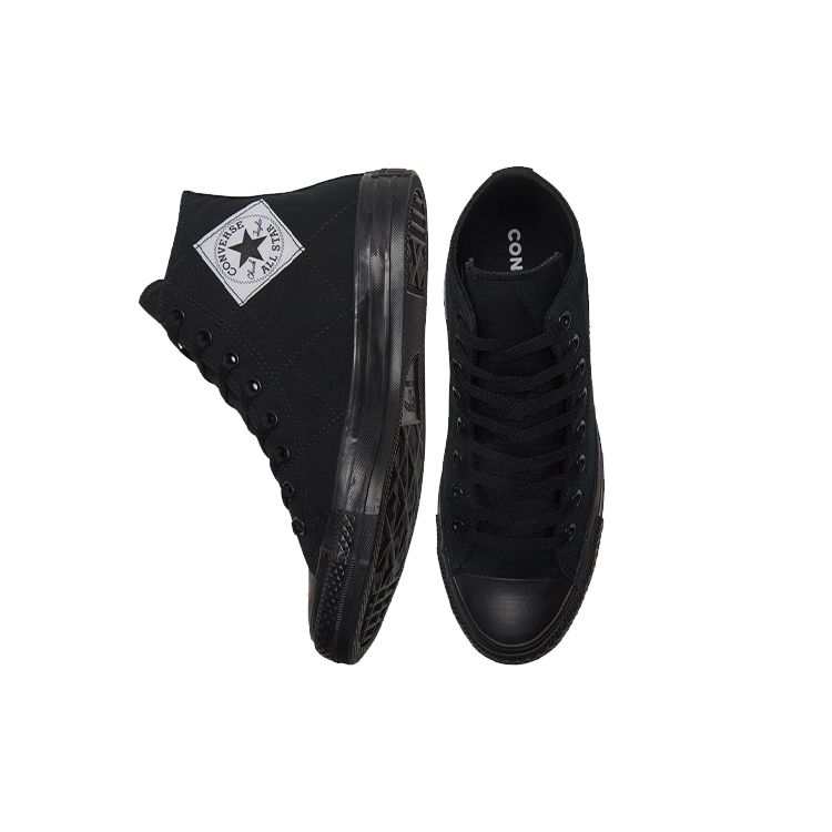Converse Chuck Taylor All Star Удобные Универсальные Высокие Кеды из Канваса Унисекс Кроссовки Черные 169599C