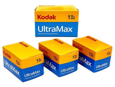 Цветная негативная пленка Kodak 35 мм ULTRAMAX400 36 кадров набор из 4 шт.