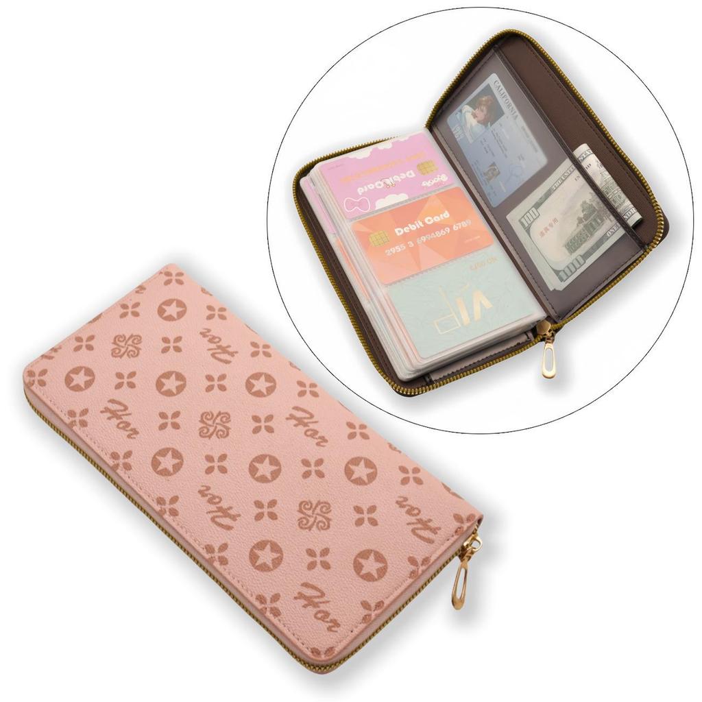 Passbook & Check Storage Album - Large Capacity Card Holder & Document Sleeve