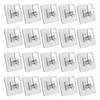 Пластиковые Клейкие Настенные Крючки Большая Грузоподъемность Прозрачный Крючок Для Подвешивания Полотенец Посуды Аксессуаров Вешалка