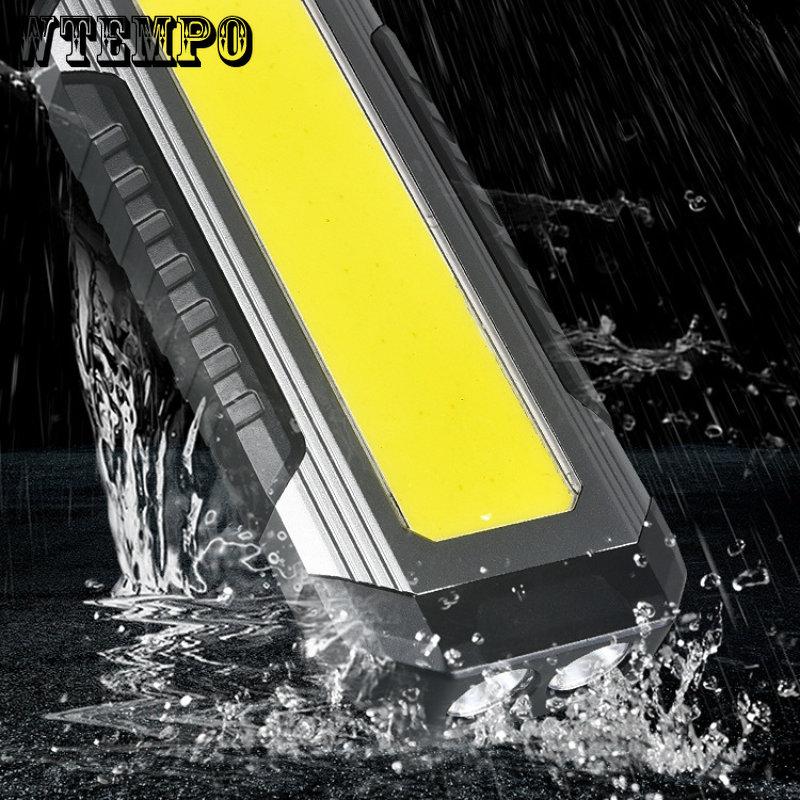 COB Рабочий Свет Технический Фонарик Магнит Светодиодный Мощный Свет Лампа Супер Яркий Технический Зарядка Автомобиля Ручная Лампа