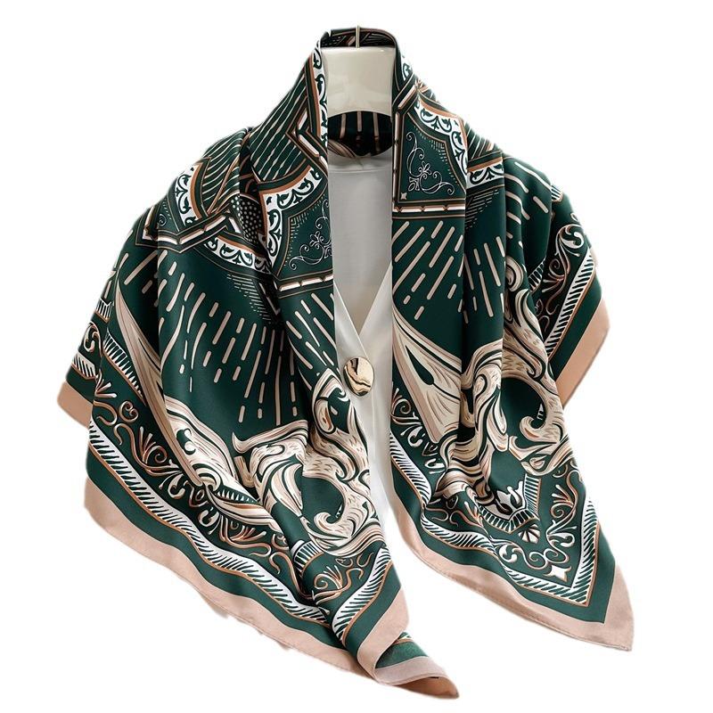 90 см дорожный солнцезащитный универсальный большой квадратный шарф шаль платок для защиты шеи шарф украшение для всех сезонов