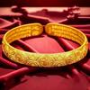 M199 Gold: Hundred Blessings Bangle