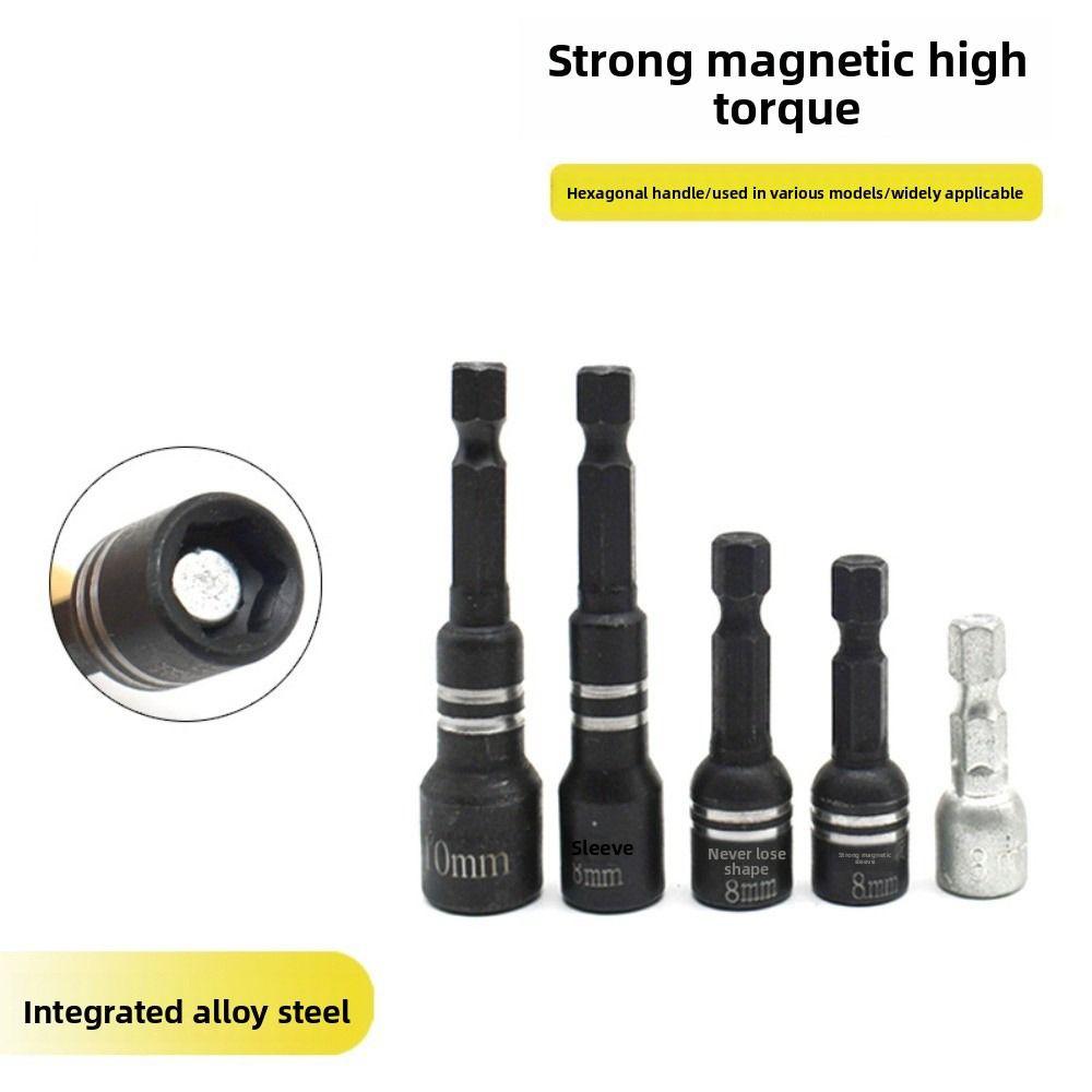 8mm Socket Bit DIY Socket Wrench Magnetic Nut Screwdriver for Power Drills Drivers Socket Kit
