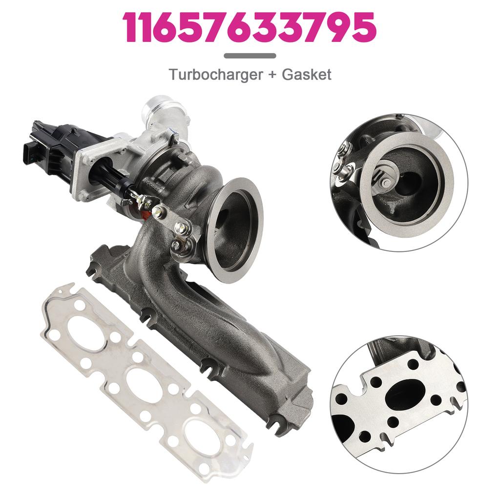 11657633795 Турбокомпрессор + Прокладка для BMW 116i 118i 218i 318i 418i Бензин