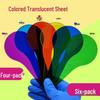 Primary Colors Translucent Sheets: Educational Tool for Early Learning and Photography