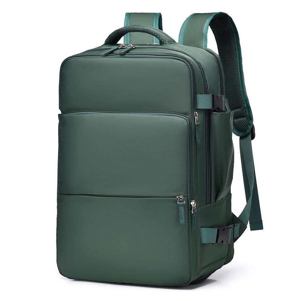 Дорожный рюкзак большой вместимости, Унисекс, Повседневный рюкзак с функцией зарядки USB, Ткань Оксфорд, Отдельное отделение для обуви