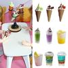 1/6 1/8 1/12 Dollhouse Drinks Dessert Doll Accessories Doll Drinking Cup Model