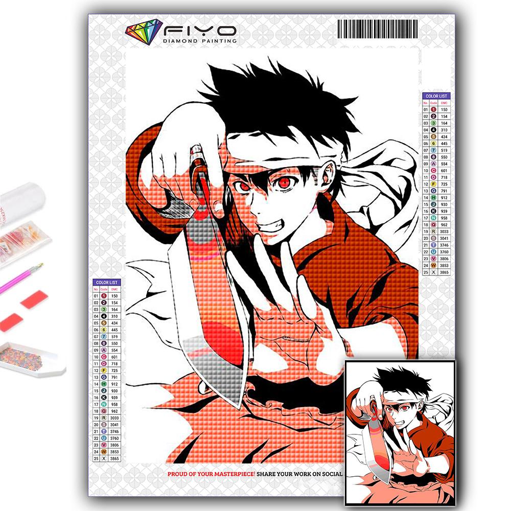 5D DIY Алмазная картина вышивка крестом аниме Shokugeki no Soma Алмазная вышивка мозаика настенное искусство украшение дома