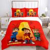 Alvin Chipmunks Bedding 3 Piece Set HD Print Duvet Cover Pillowcases for Teens Adult Bedroom Decoration Christmas Gift