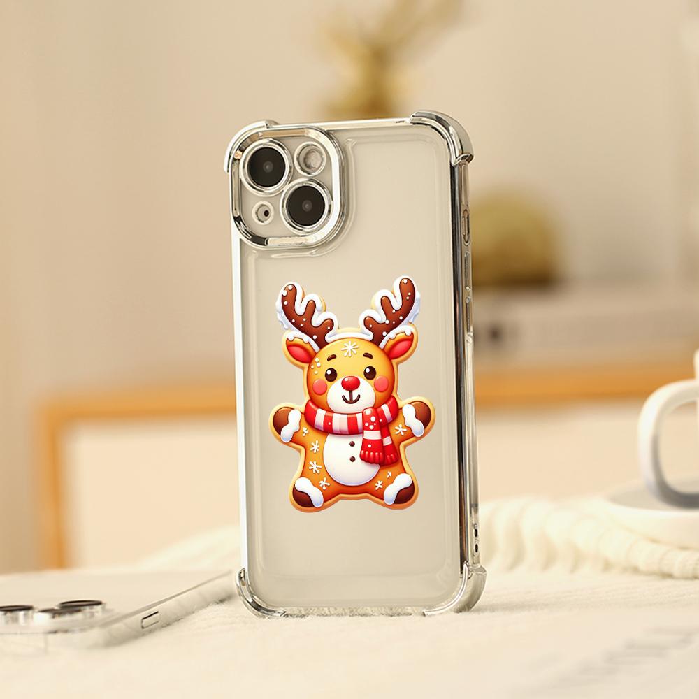 Чехлы для телефонов Ae104 Christmas tree Merry Christmas с гальваническим покрытием из ТПУ для Xiaomi 11 Lite Redmi Note 13 Pro 12C 9S 14C Huawei с защитой на четыре угла