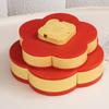 Вращающаяся коробка для закусок с крышкой, однослойная/двухслойная, 10 отделений, разделенный поднос для подачи, для вечеринок, закусок, гладкий поворотный органайзер Lazy Susan