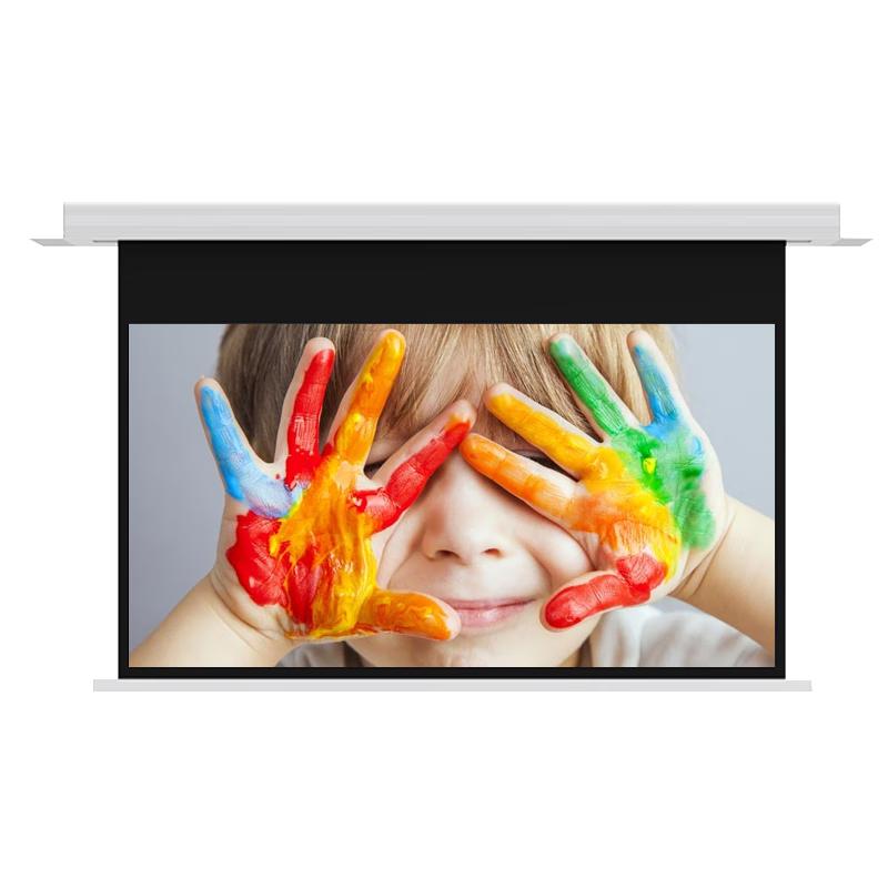 JINGMI Electric Voice-Controlled In-Ceiling Projector Screen